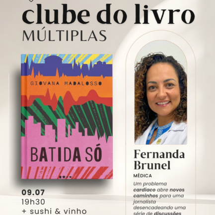 09.07 | Batida Só {Clube do Livro} Fernanda Brunel